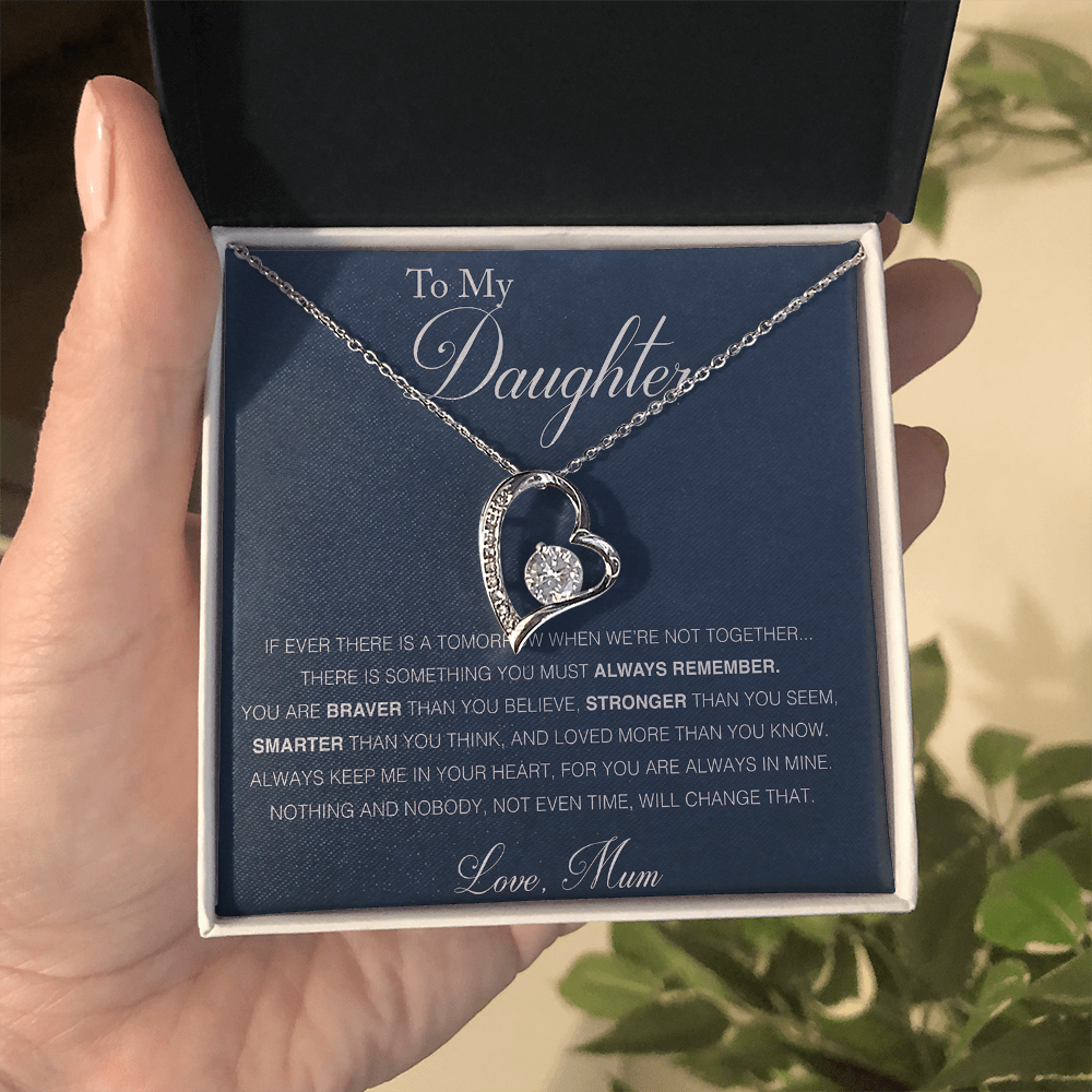 To Daughter - "Loved More Than you Know" Necklace