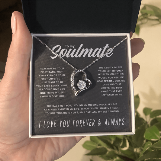 To Soulmate - "You Are My Life" Necklace