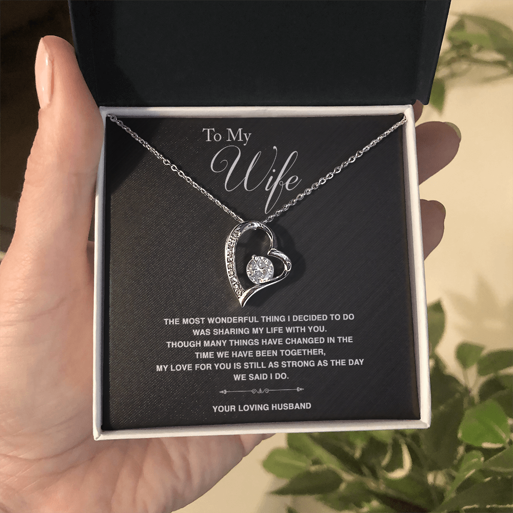 To Wife - "The Most Wonderful Thing" Necklace