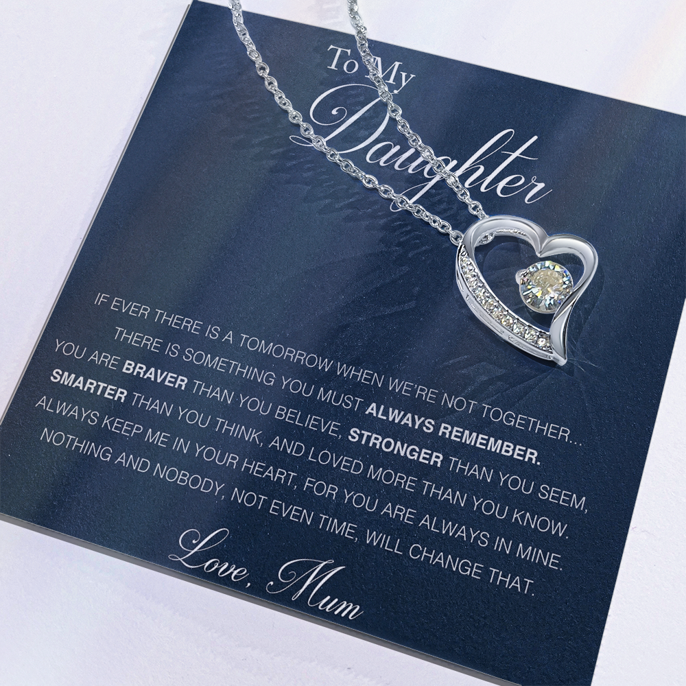 To Daughter - "Loved More Than you Know" Necklace