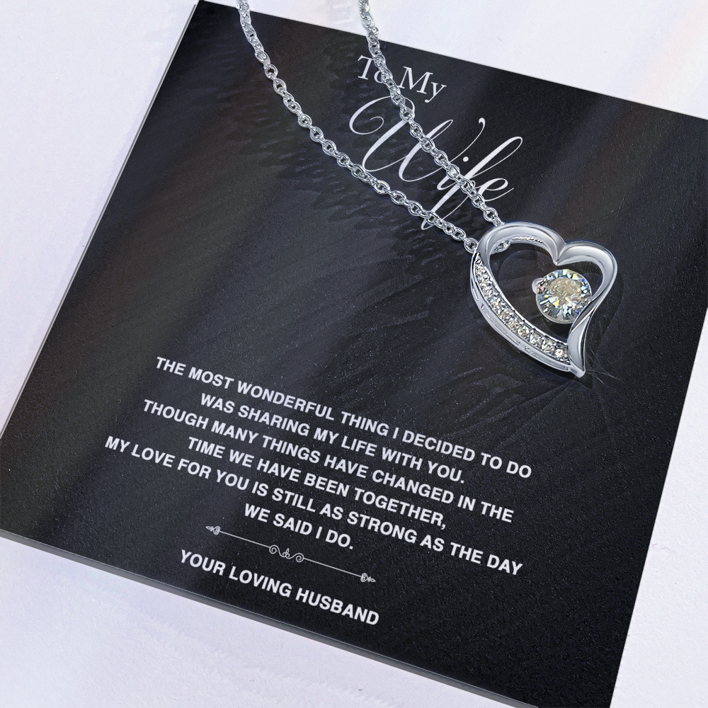 To Wife - "The Most Wonderful Thing" Necklace