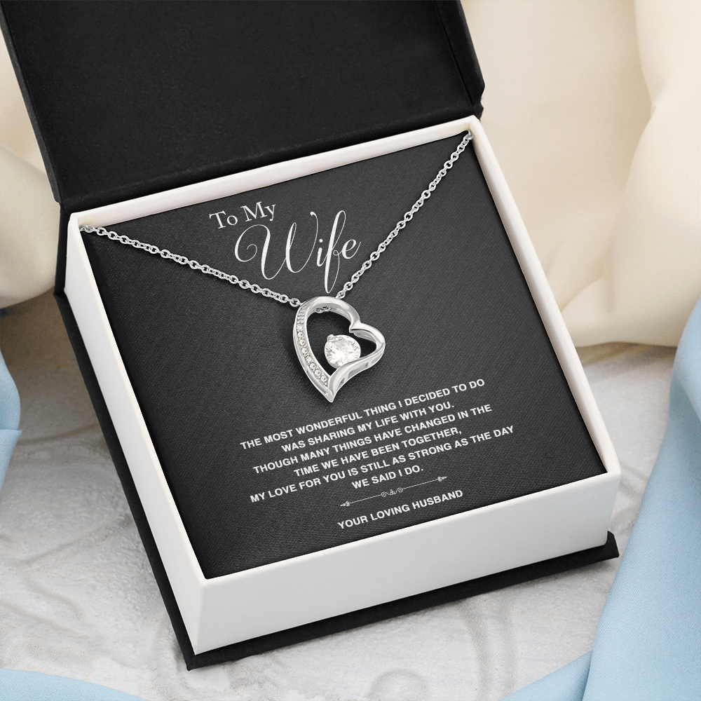 To Wife - "The Most Wonderful Thing" Necklace