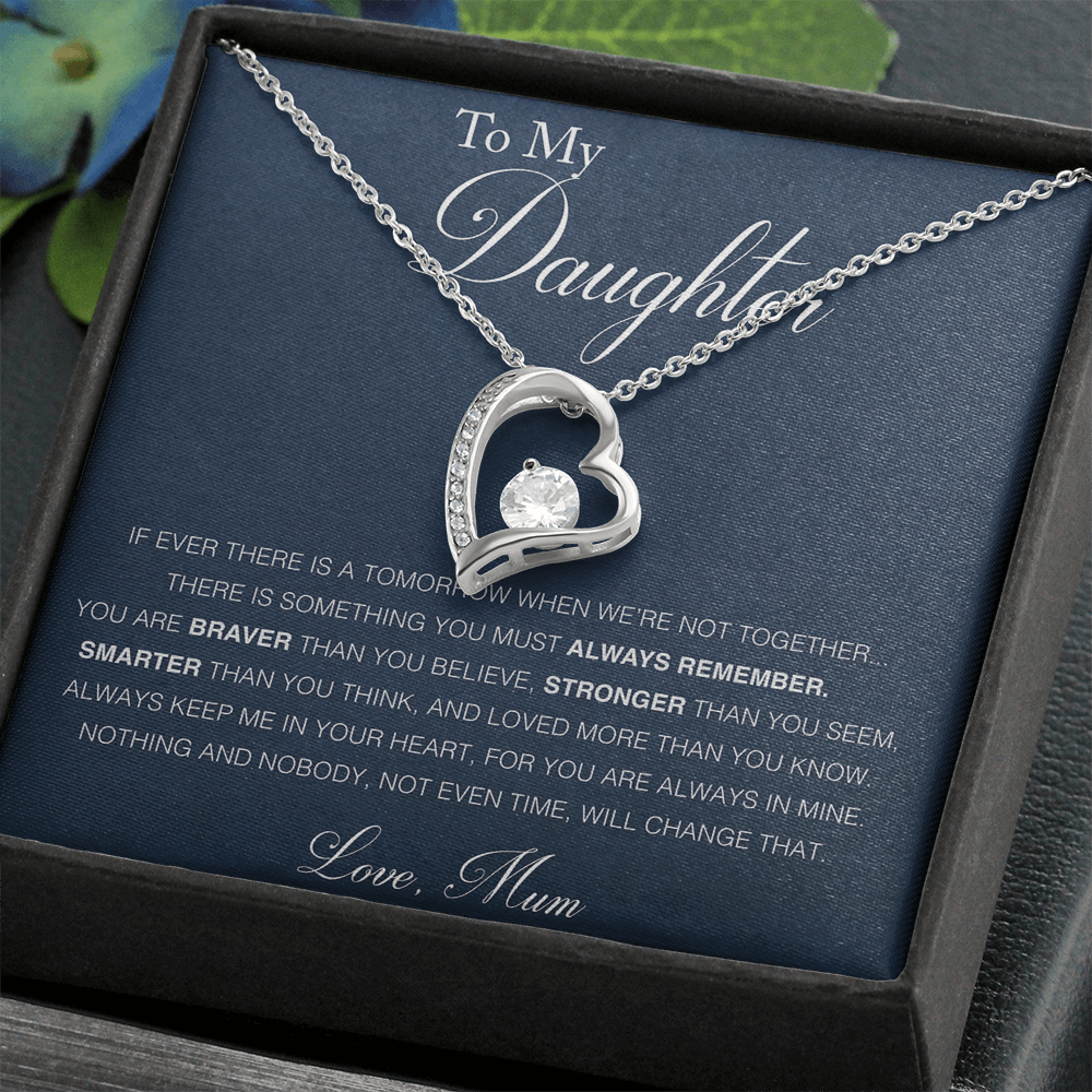 To Daughter - "Loved More Than you Know" Necklace