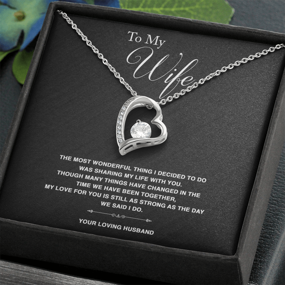 To Wife - "The Most Wonderful Thing" Necklace