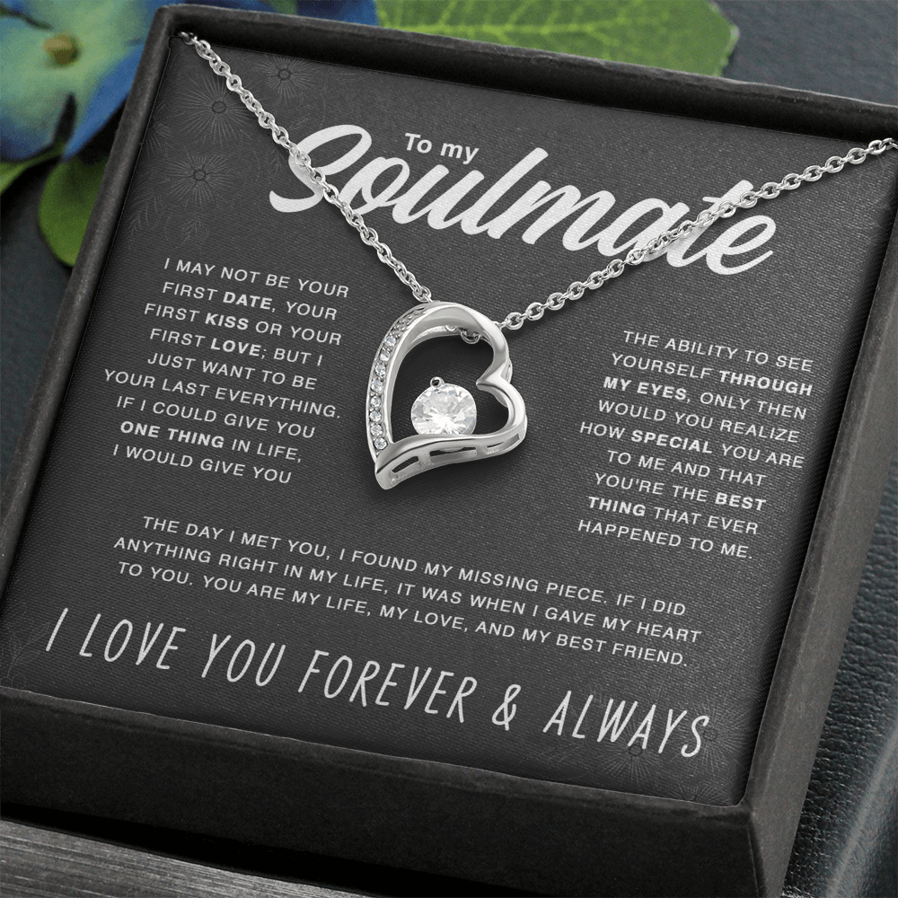 To Soulmate - "You Are My Life" Necklace