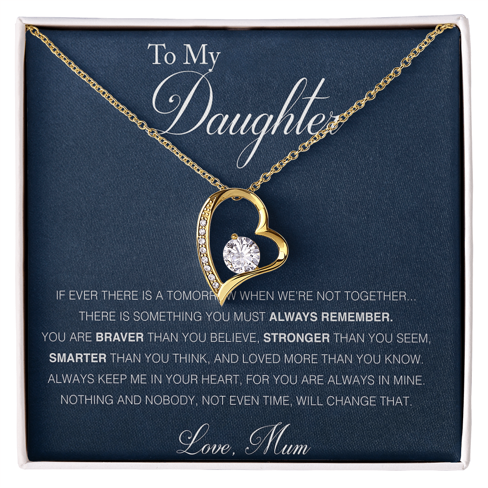To Daughter - "Loved More Than you Know" Necklace