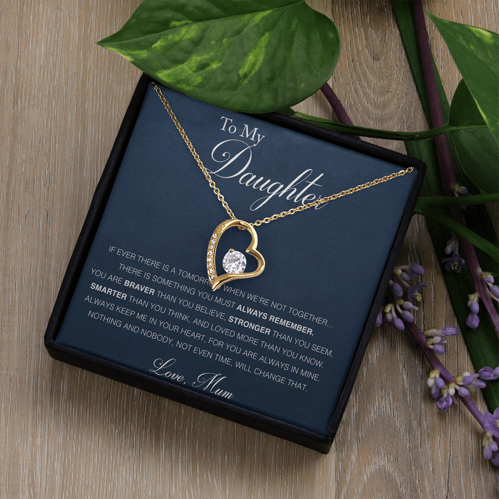 To Daughter - "Loved More Than you Know" Necklace