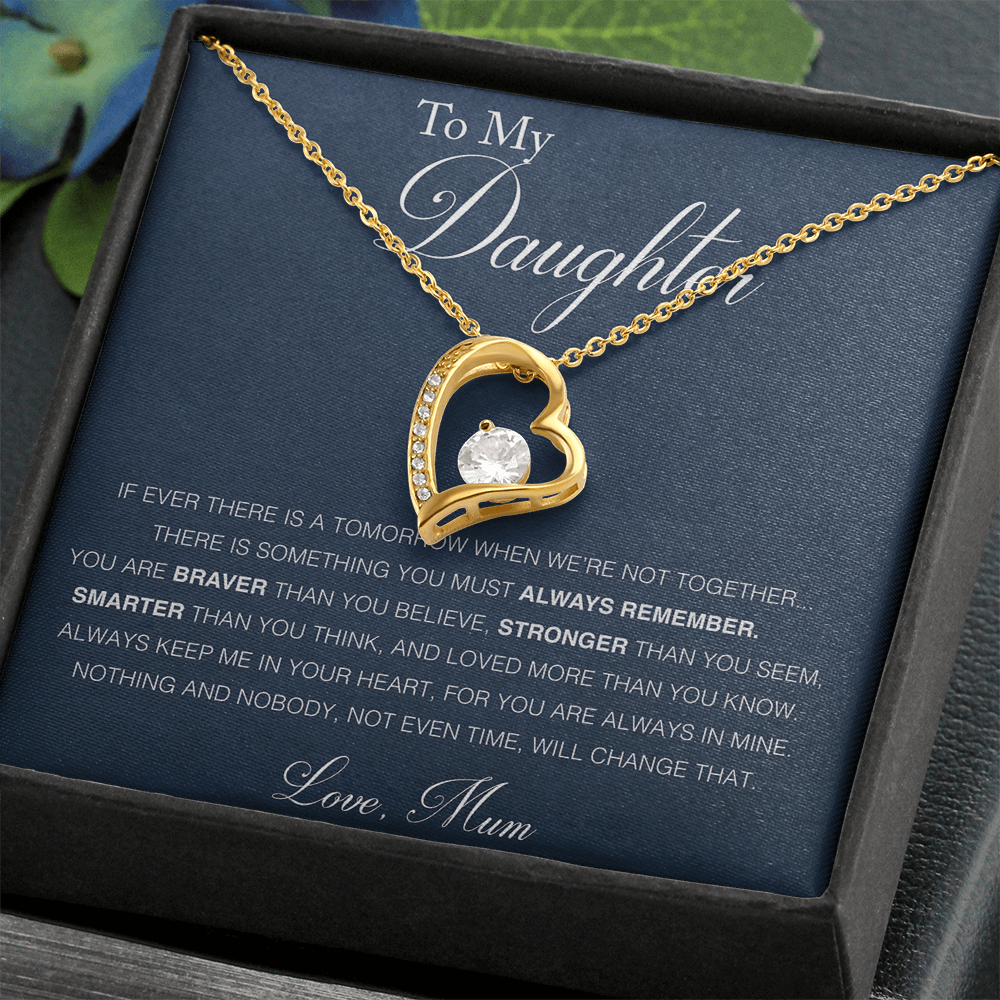 To Daughter - "Loved More Than you Know" Necklace