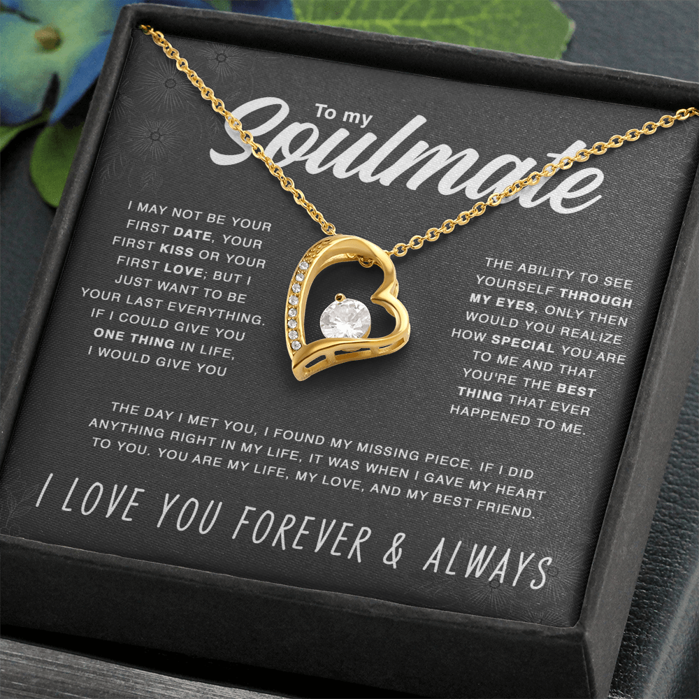 To Soulmate - "You Are My Life" Necklace