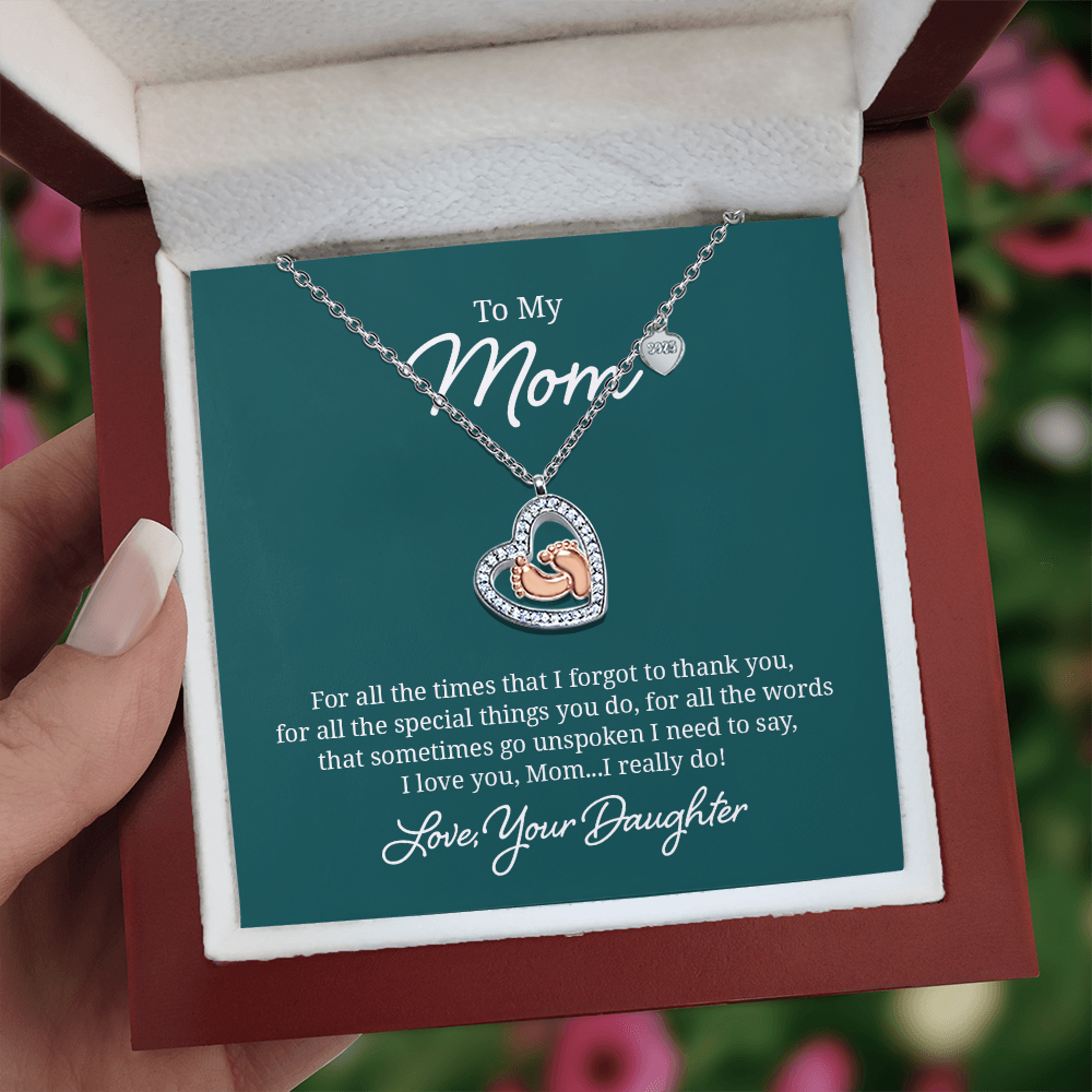 To Mom - "The Special Things You Do" Necklace