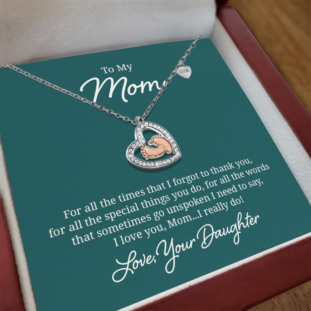 To Mom - "The Special Things You Do" Necklace