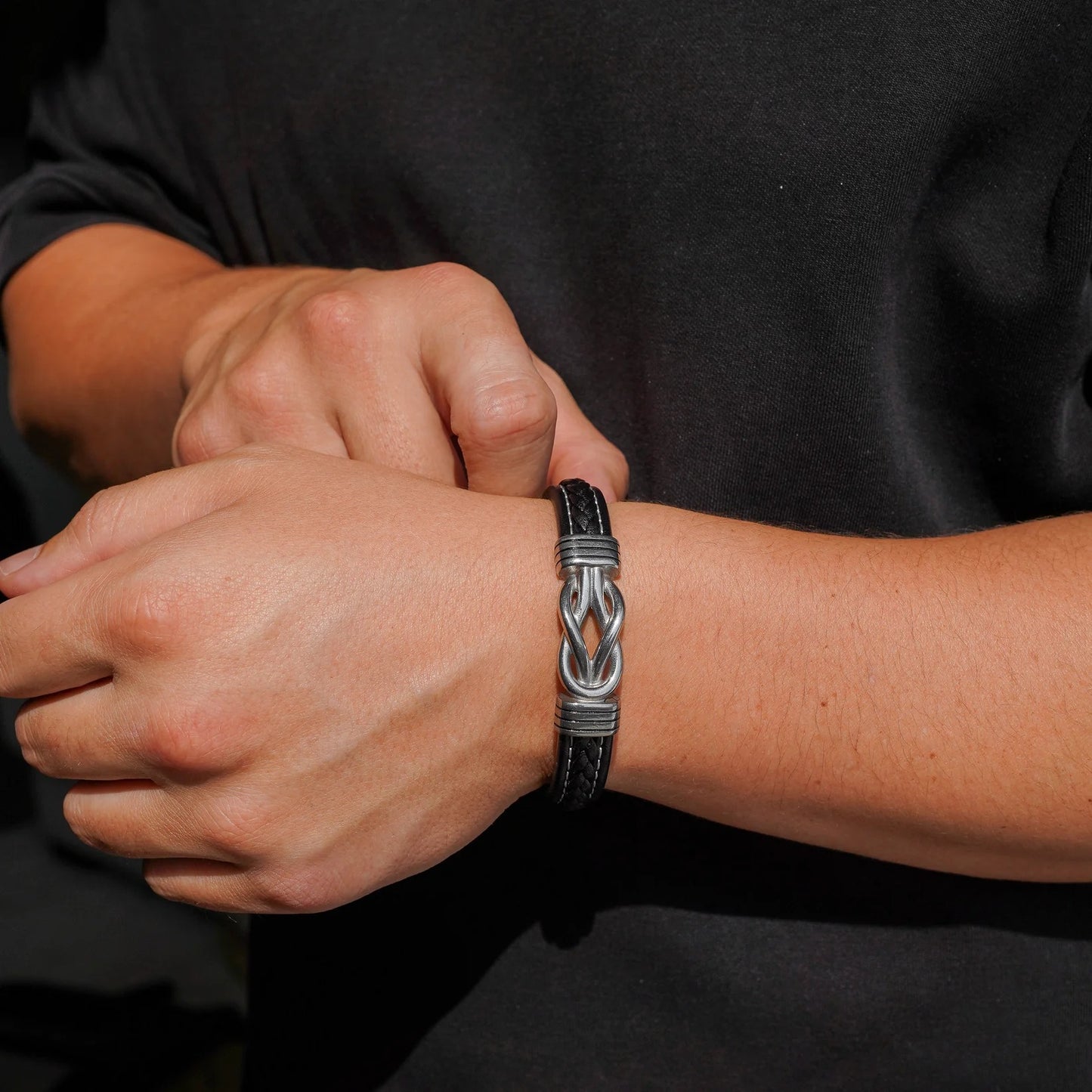 To Son - "Never Forget" Engraved Bracelet