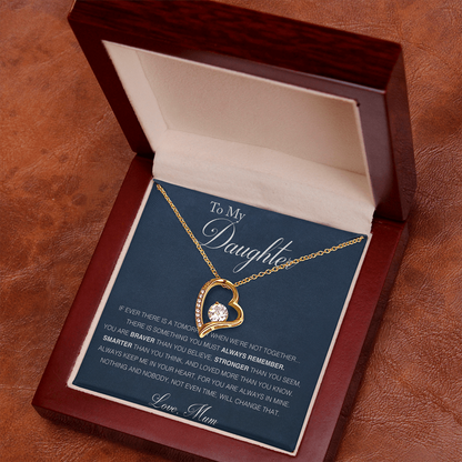 To Daughter - "Loved More Than you Know" Necklace