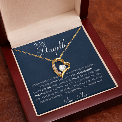 To Daughter - "Loved More Than you Know" Necklace