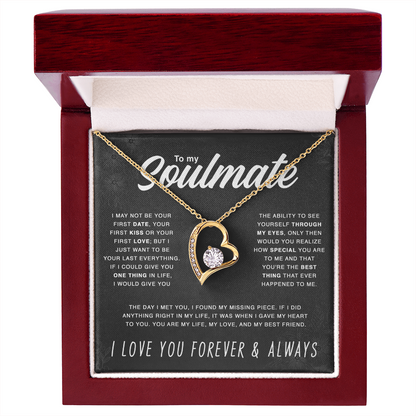 To Soulmate - "You Are My Life" Necklace