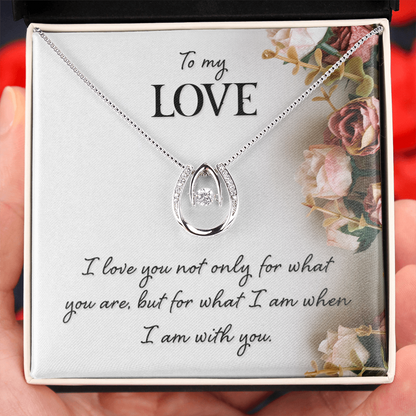 To Wife - "When I Am With You" Necklace
