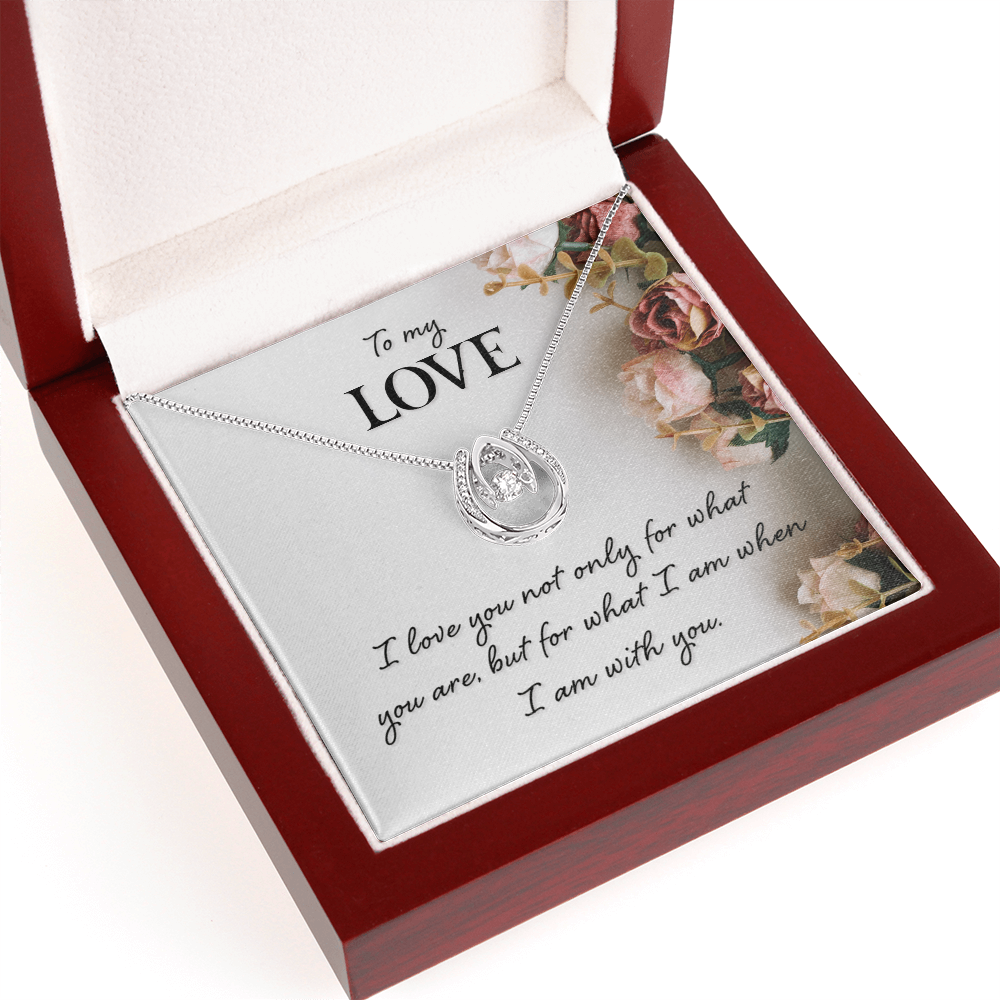 To Wife - "When I Am With You" Necklace