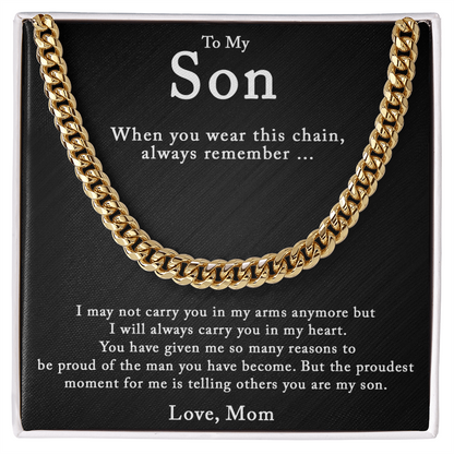 To Son - "Always Remember" Chain