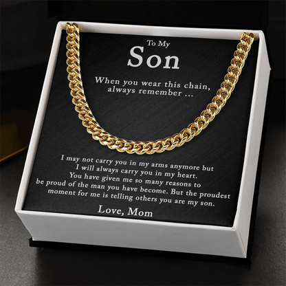 To Son - "Always Remember" Chain