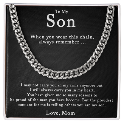 To Son - "Always Remember" Chain