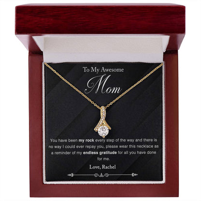 Customized To Mom - "My Rock" Necklace