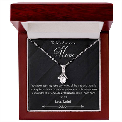 Customized To Mom - "My Rock" Necklace
