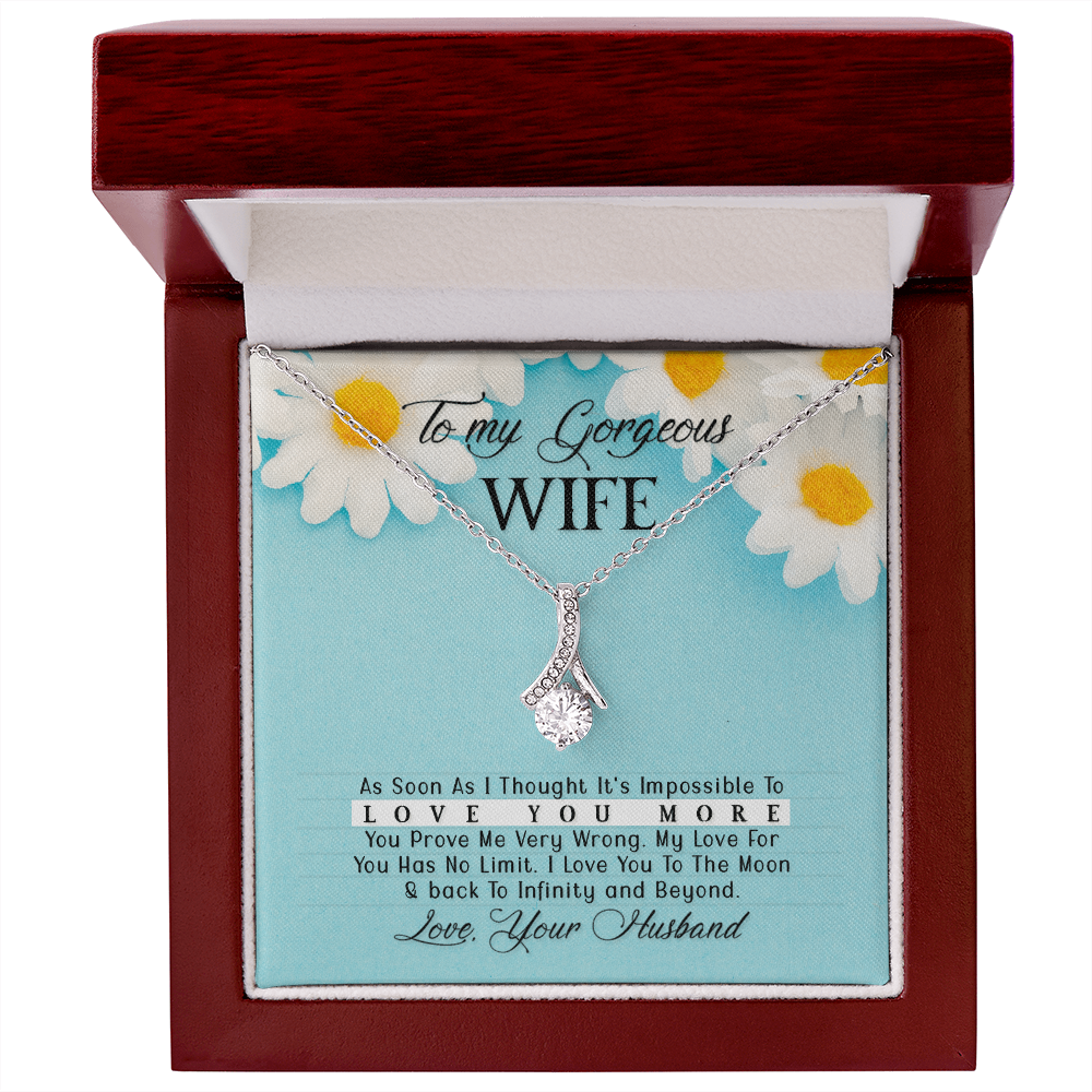 To Wife - "Love You More" Necklace