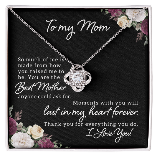 To Mom - "Best Mother"  Necklace