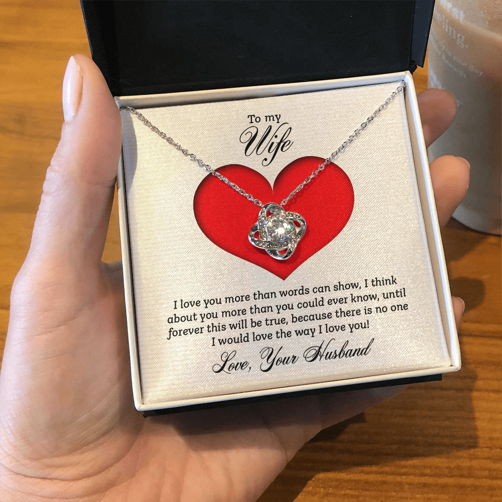 To Wife - "The Way I Love You" Necklace