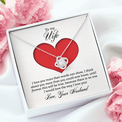 To Wife - "The Way I Love You" Necklace