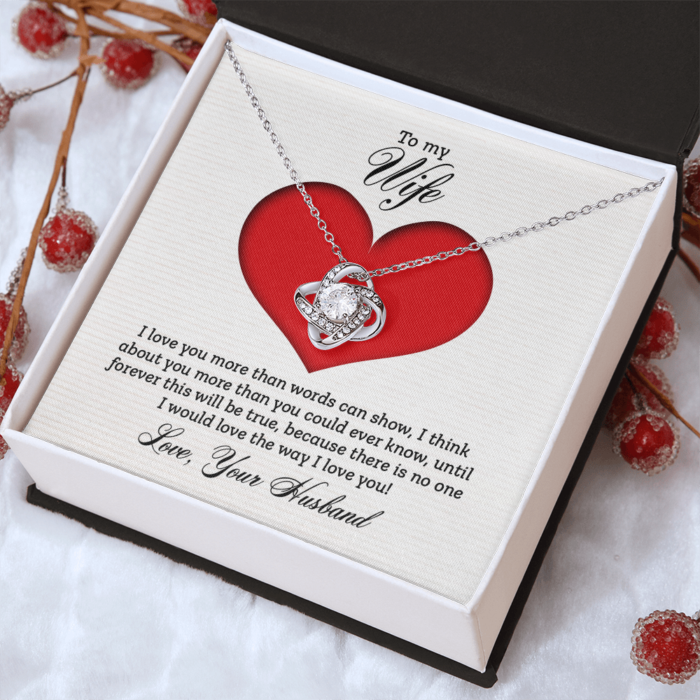 To Wife - "The Way I Love You" Necklace