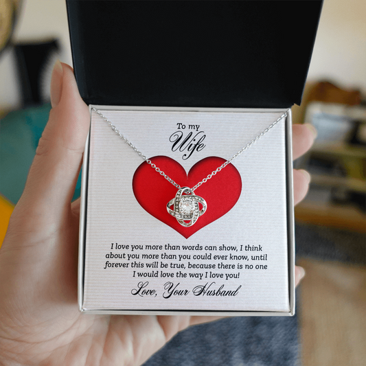 To Wife - "The Way I Love You" Necklace