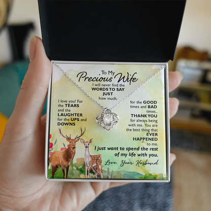 To Wife - "The Rest Of My Life" Necklace