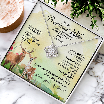 To Wife - "The Rest Of My Life" Necklace