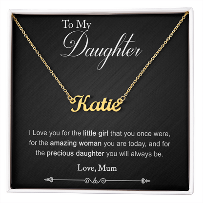 To Daughter - "The Amazing Woman You Are" Necklace