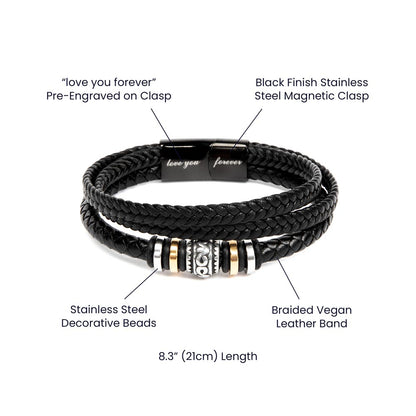 To Dad - "Your Love Wraps Around Me" Bracelet