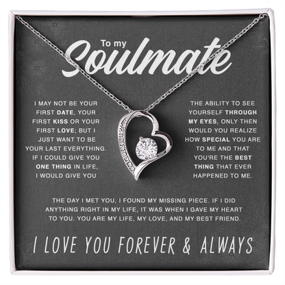 To Soulmate - "You Are My Life" Necklace