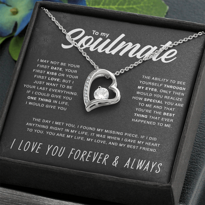 To Soulmate - "You Are My Life" Necklace