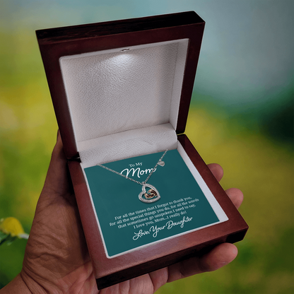 To Mom - "The Special Things You Do" Necklace