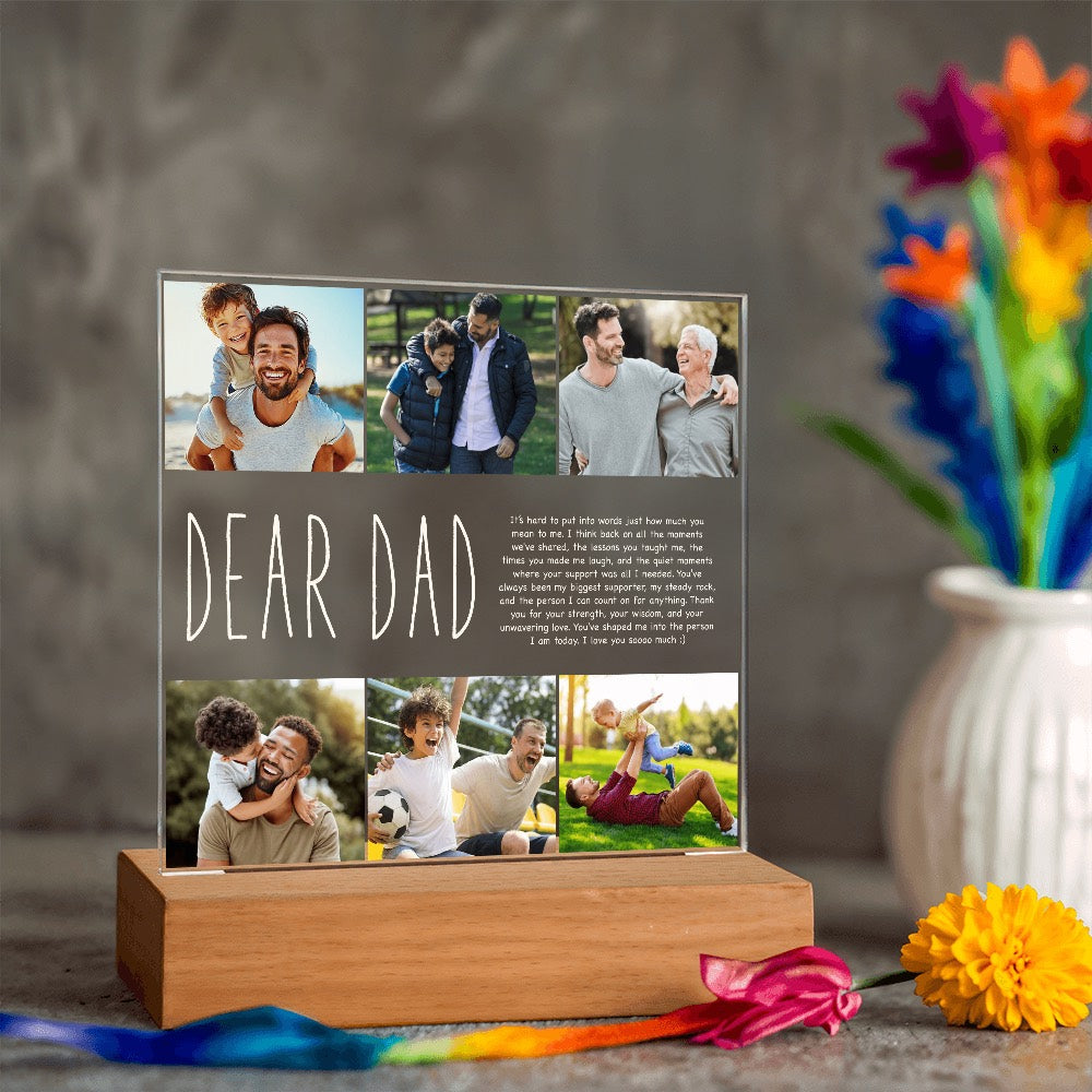 Custom To Mom Or Dad Acrylic Plaque